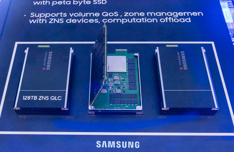 سامسونگ از SSDهای 128 ترابایتی رونمایی کرد و SSDهای 256 ترابایتی را برای سرورهای هوش مصنوعی به نمایش گذاشت